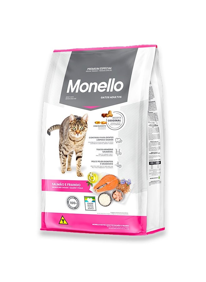 MONELLO - Chicken And Salmon Cat Food - 7 KG - Image 1