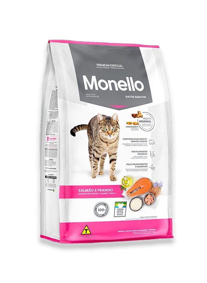 MONELLO - Chicken And Salmon Cat Food - 7 KG - Image 1