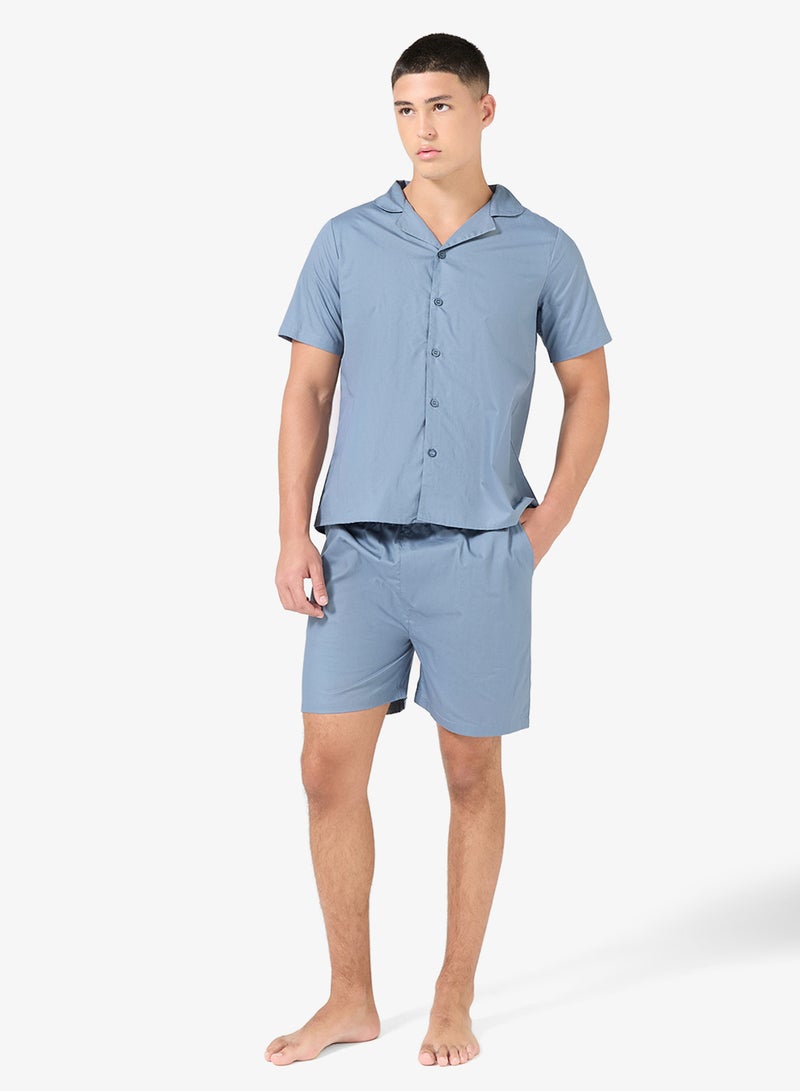 Seventy Five Nightwear Shirt & Shorts Set - Image 5