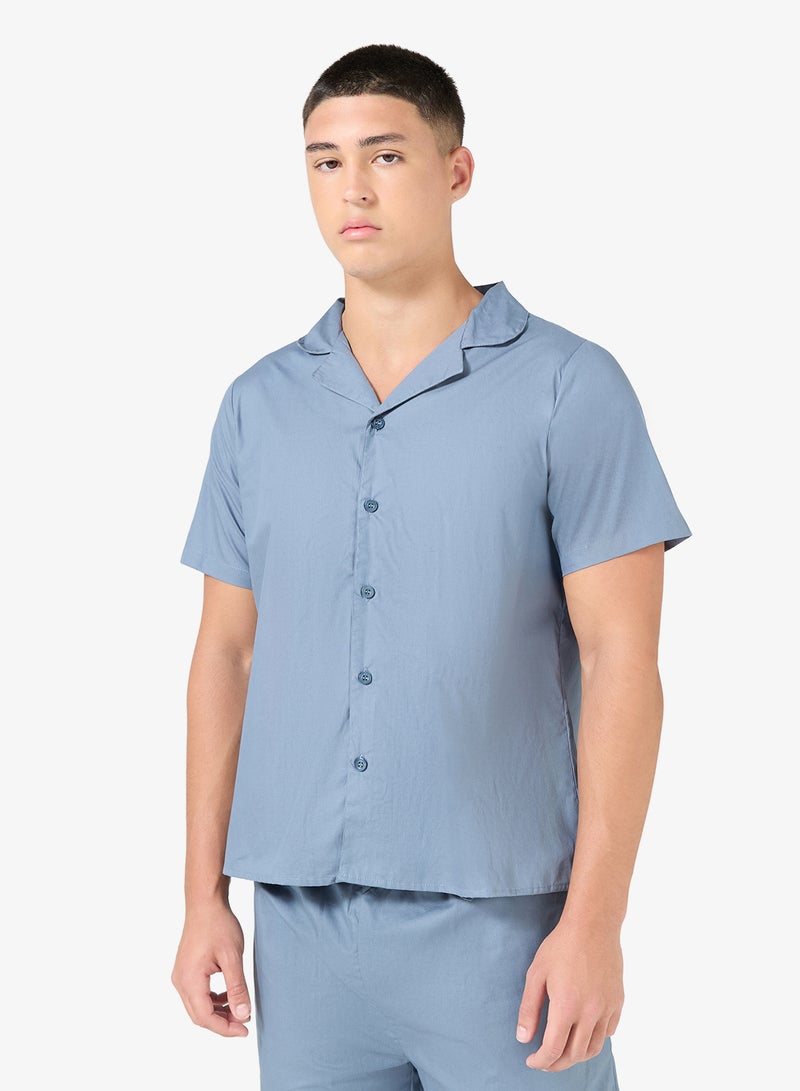 Seventy Five Nightwear Shirt & Shorts Set - Image 3