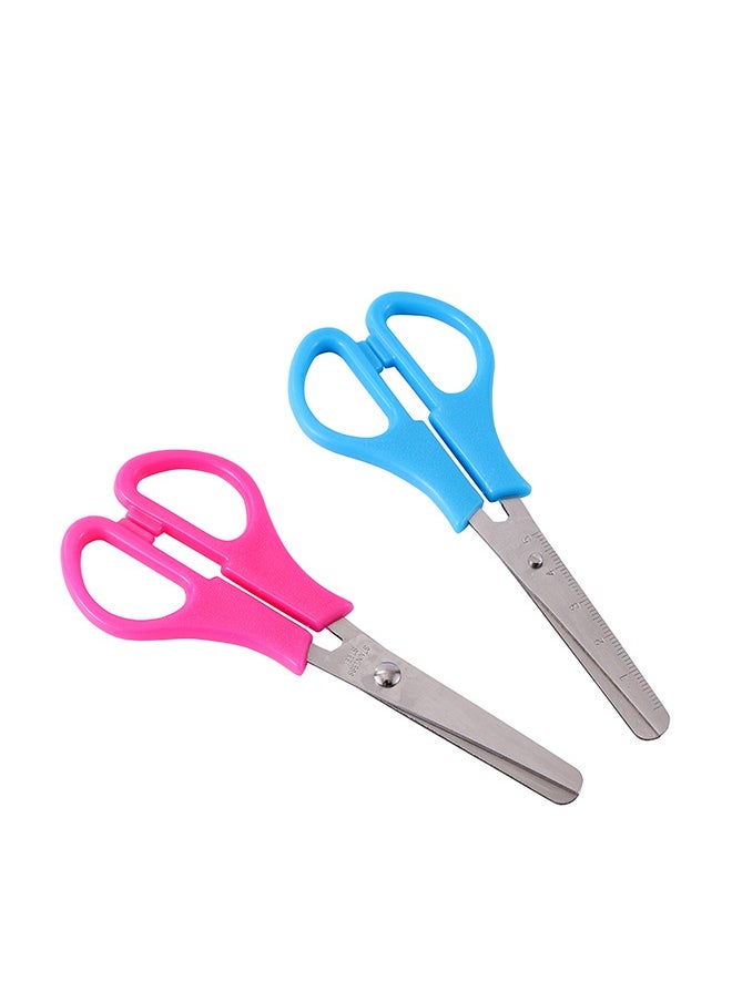 LAWAZIM scissor 2 Piece | Multipurpose Sharp Sewing Craft Fabric Scissors for Office Home High/Middle School Student Office Teacher Art Supplies, Soft Comfort-Grip  - Image 2