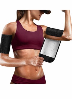 Y&D Arm Trimmer for Women or Men Sweat Shaper Bands Sauna Wraps Reduce Cellulite and Improve Sweating Wraps Trainer Sports Workout(2 Pack)  - Image 1