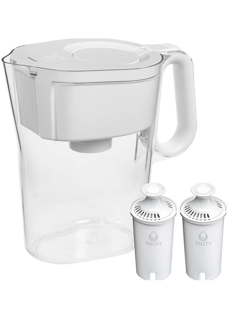BRITA - Large 10 up Water Filter Pitcher with Smart Light Filter Reminder and 2 Standard Filters BPA Free - Image 1
