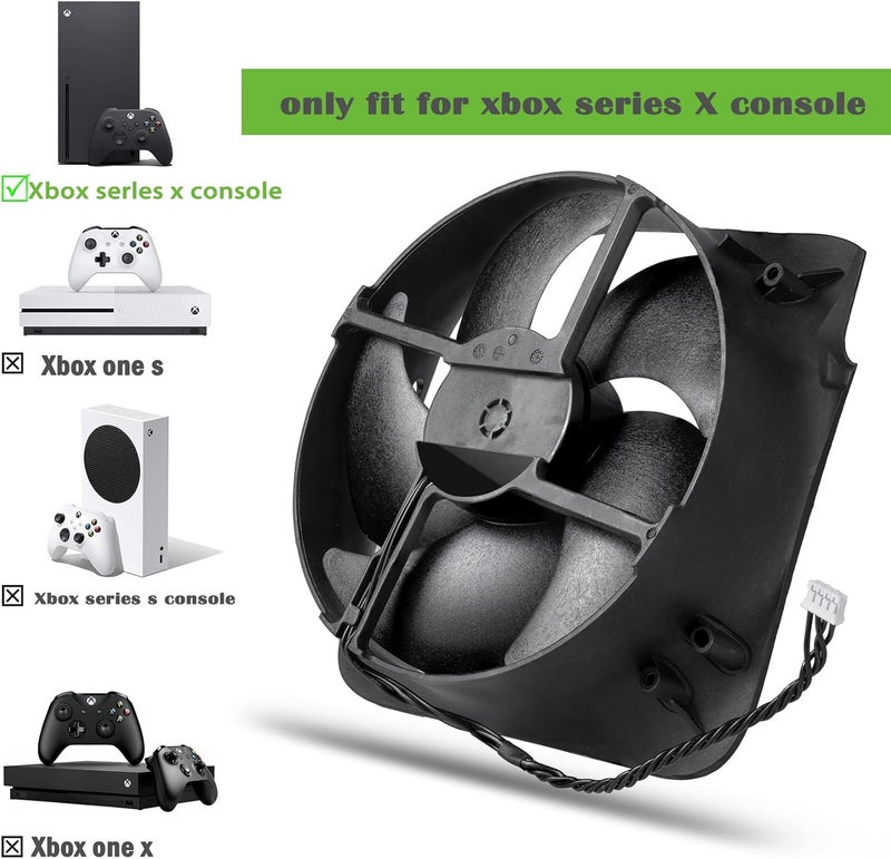 مروحة تبريد داخلية بديلة لوحدة تحكم Xbox Series X (XSX) مع أداة فتح - Image 2