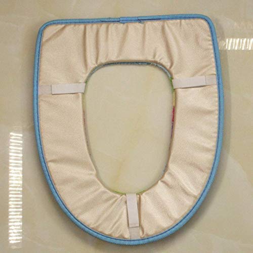 Gopendra Winter Warm Toilet Seat Cover Pads | Washable Soft Toilet Seat Cushion | Toilet Mat Pad Bathroom Warmer (Multi Color) (Polypropylene) - Image 3