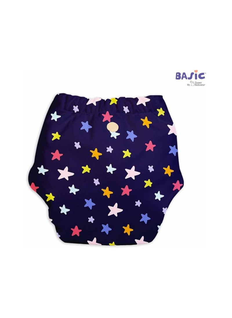 Superbottoms - SuperBottoms BASIC EASY - Cloth Diapers+ Inserts - Freesize Adjustable and Reusable Cloth Diaper for babies 0-3 Years | With quick drying prefold style soaker-Assorted - Image 1