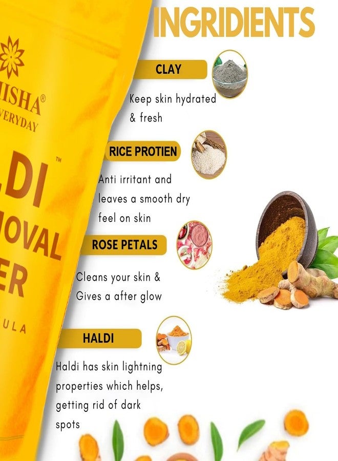 ساميشا بودرة ساميشا الشمعية للنساء - بودرة الكركم لإزالة الشعر | بودرة شمعية لكامل الجسم في 5 دقائق للرجال والنساء لجميع أنواع البشرة | بودرة شمعية للوجه بالكركم، بودرة لإزالة الشعر - Image 3