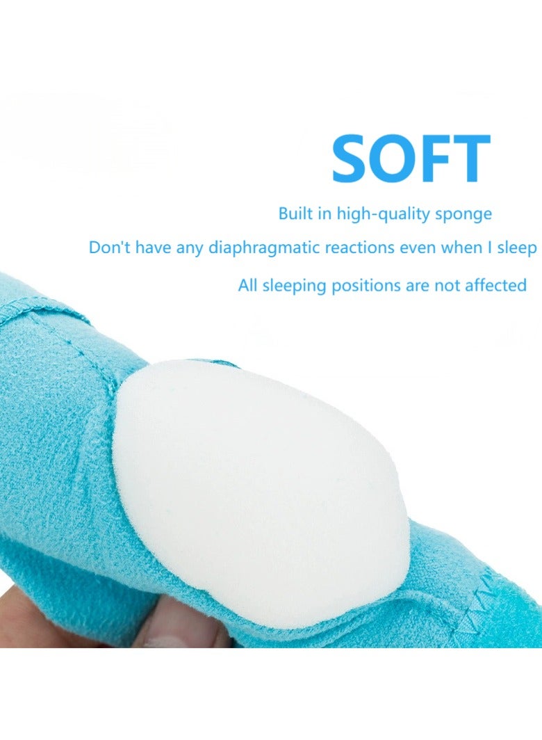 Generic 8 Pcs Heatless Hair Curler，Lazy Hair Curler，Curling Set for Sleep in Overnight，Sponge Hair Roll，Cylindrical Tie Hair Roll，Fluffy Styling Roll,Shaping Roll,Blue  - Image 5
