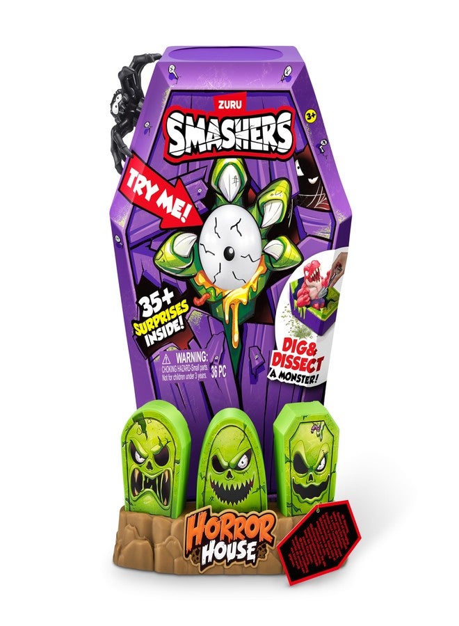 ZURU SMASHERS Smashers Mega Horror House (Black) by ZURU, Interactive Toy, Collectable Toy for Kids and Teens - Image 2