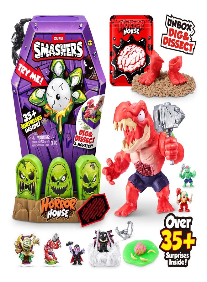 ZURU SMASHERS Smashers Mega Horror House (Black) by ZURU, Interactive Toy, Collectable Toy for Kids and Teens - Image 3