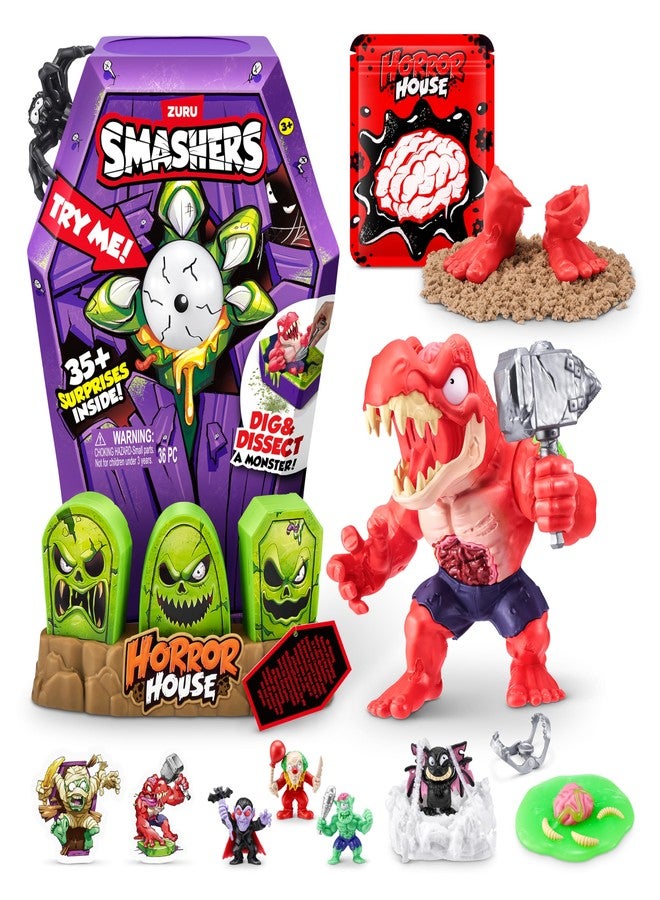 ZURU SMASHERS Smashers Mega Horror House (Black) by ZURU, Interactive Toy, Collectable Toy for Kids and Teens - Image 1