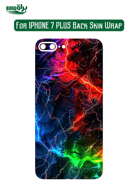 iPhone 7 Plus Back Skin Wrap Abstract 3D Design Mobile Protector Skin Wrap Sticker ( NOT A CASE COVER )