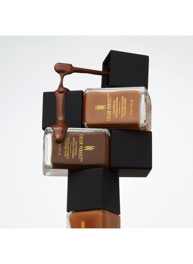 Black Radiance Color Perfect Liquid Full Coverage Foundation Makeup, Butter Scotch, 1 Fl Oz  - Image 5