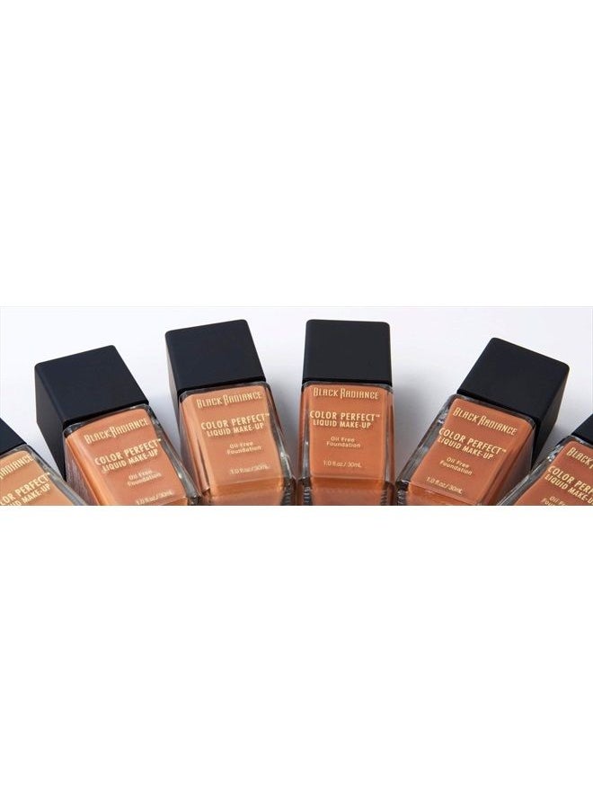 Black Radiance Color Perfect Liquid Full Coverage Foundation Makeup, Butter Scotch, 1 Fl Oz  - Image 2