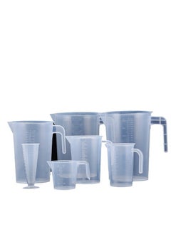 Generic Thickened High Quality Food Grade Plastic Pp Measuring Cup With Scale Measuring Cylinder Thickened Transparent Beaker 100ml-5000 Ml-Capacity:PP5000 Ml Open Handle Measuring Cup  - Image 5