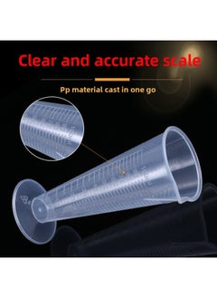 Generic Thickened High Quality Food Grade Plastic Pp Measuring Cup With Scale Measuring Cylinder Thickened Transparent Beaker 100ml-5000 Ml-Capacity:PP5000 Ml Open Handle Measuring Cup  - Image 4
