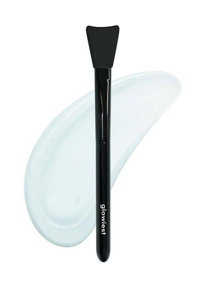 glowiest Effortless Glow Brush, Silicone Face Mask Brush & Jelly Spatula Applicator, Hygienic Easy-to-Clean Skincare Tool for Clay, Mud, Wash-Off & Sleeping Masks - Image 1