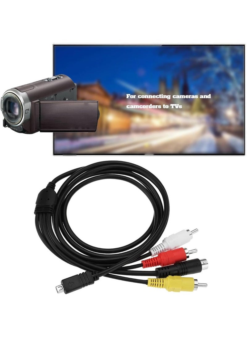 إيغويل كابل USB إلى VMC-15FS ذو 10 سنون لمزامنة البيانات مع كاميرات سوني هاندي كام (1.5 متر، عبوة واحدة) - Image 2