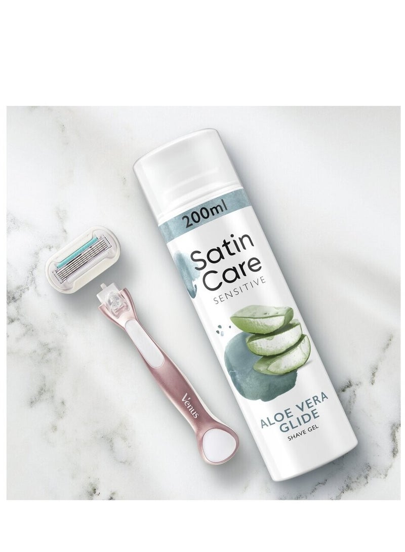 سانتين كير جل حلاقة نسائي للبشرة الحساسة 200 مل - Image 2