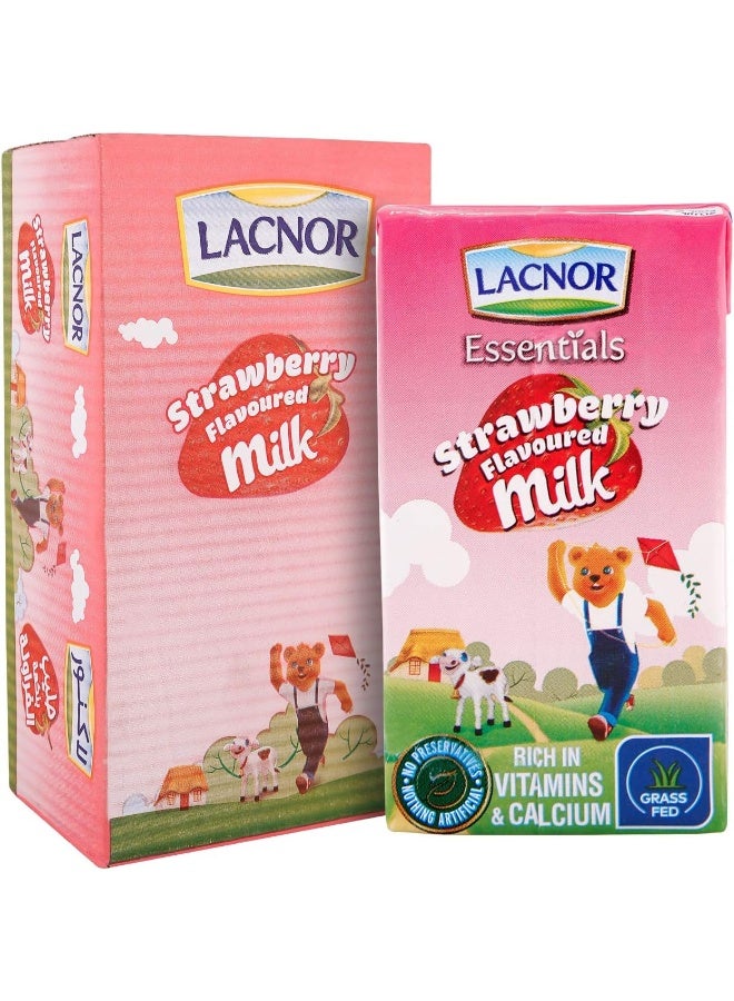 Lacnor Junior Strawberry Milk 125ml - Image 1
