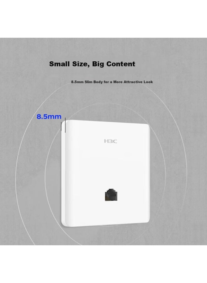 H3c Mini Ap1500l-u Whole-home Wifi 6 Wireless Coverage 1500m Dual-band Gigabit Panel Ap Commercial Villa Hotel Poe Powered - Image 2