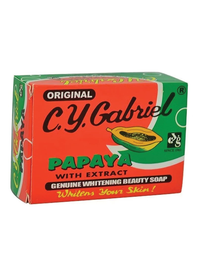 Papaya with Extract Genuine Whitening Beauty Soap 135g