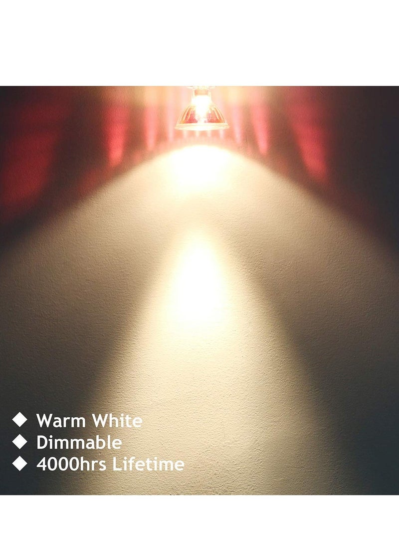 6 Pack MR16 Halogen Bulb Dimmable GU5.3 Spotlight Long Lifetime Warm White 36° Beam Angle Bi-Pin Base - Image 4