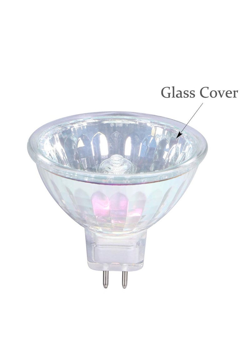 6 Pack MR16 Halogen Bulb Dimmable GU5.3 Spotlight Long Lifetime Warm White 36° Beam Angle Bi-Pin Base - Image 5