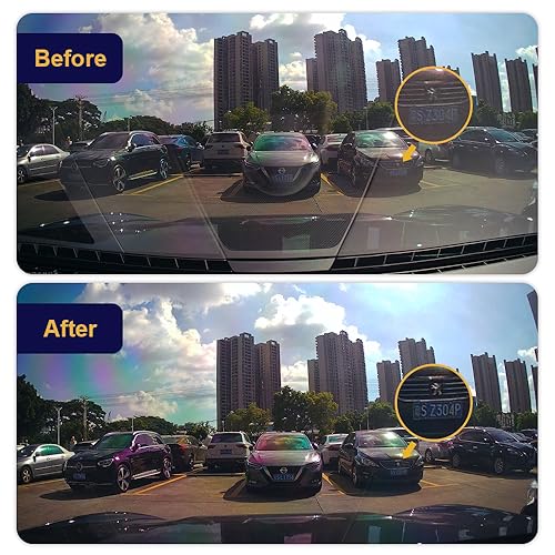 FITCAMX CPL-7708, Polarizing Lens, Only for Fitcamx Audi (Model A) Dash Cam, Circular Anti-Glare Filter, Easy to Install - Image 3
