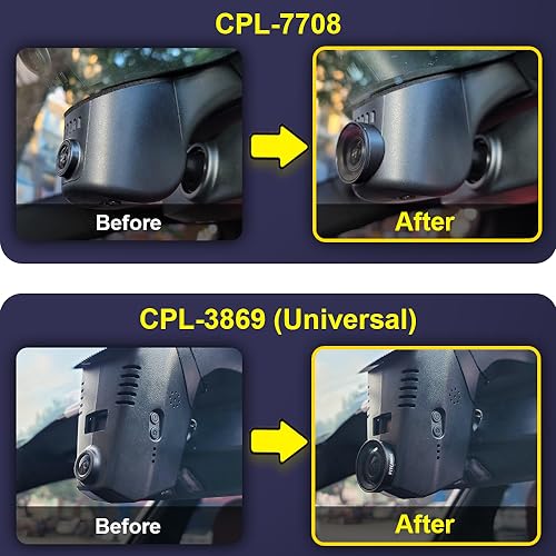 FITCAMX CPL-7708, Polarizing Lens, Only for Fitcamx Audi (Model A) Dash Cam, Circular Anti-Glare Filter, Easy to Install - Image 2