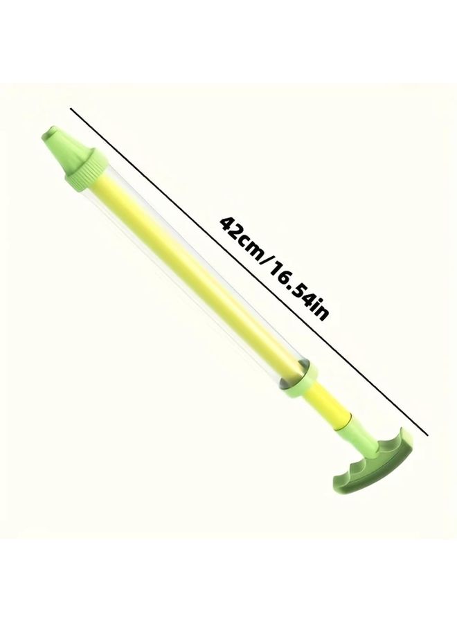 Double Hole Water Sprayer 3011A Yellow Pull Back Splasher For Pool Beach Outdoor Fun - Image 2