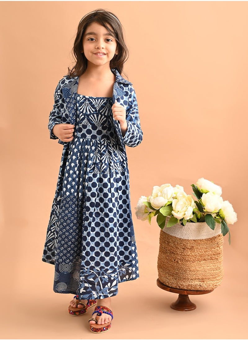LILPICKS Printed Fit n Flare Dress  - Image 1