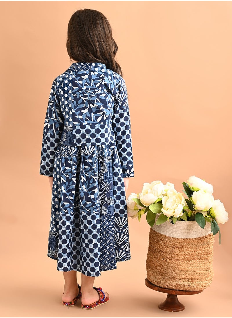 LILPICKS Printed Fit n Flare Dress  - Image 5