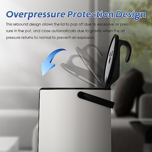 Hapyvergo Sauna Steamer Machine 3L, Portable Sauna for Home Spa with Remote Control, Fogging Function, 304# SUS Sauna Steam Pot Generator 800W Rapid Heat Steam with Temp and Timer Digital Display - Image 4