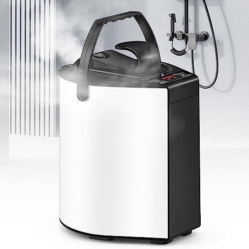 Hapyvergo Sauna Steamer Machine 3L, Portable Sauna for Home Spa with Remote Control, Fogging Function, 304# SUS Sauna Steam Pot Generator 800W Rapid Heat Steam with Temp and Timer Digital Display - Image 1