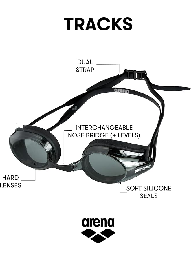 arena Adult Tracks Swimming Goggles - Image 2