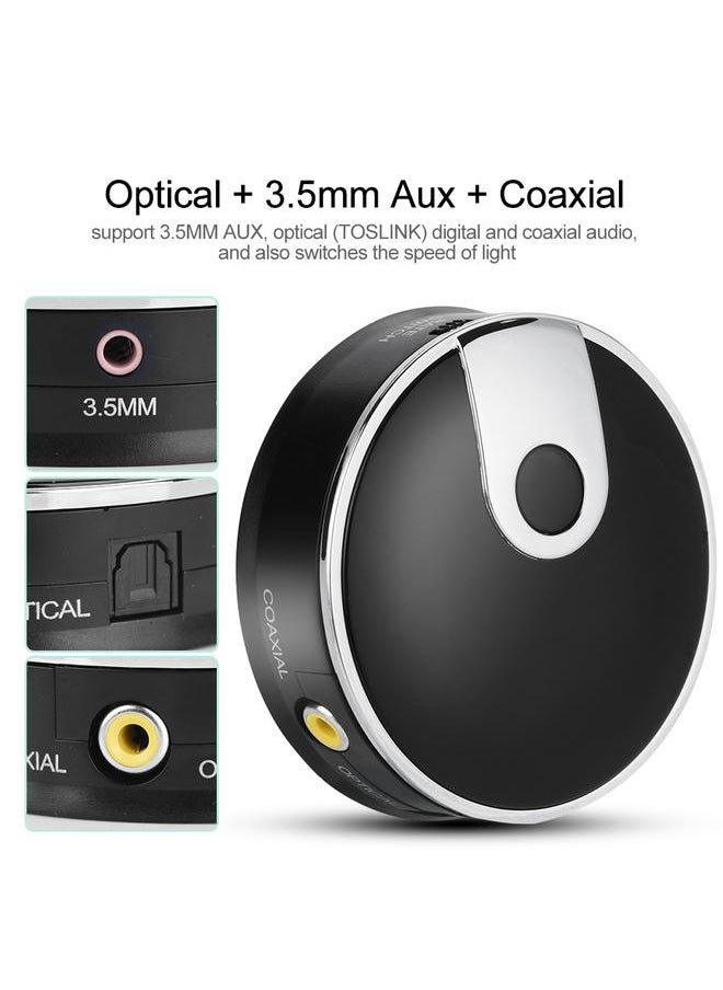 Thoraya Mini Wireless Bluetooth Multifunction Digital Audio Adapter Transmitter Receiver Optical Fiber  - Image 5