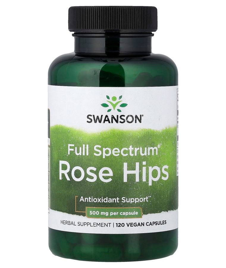 SWANSON Full Spectrum® Rose Hips 500 mg 120 Vegan Capsules