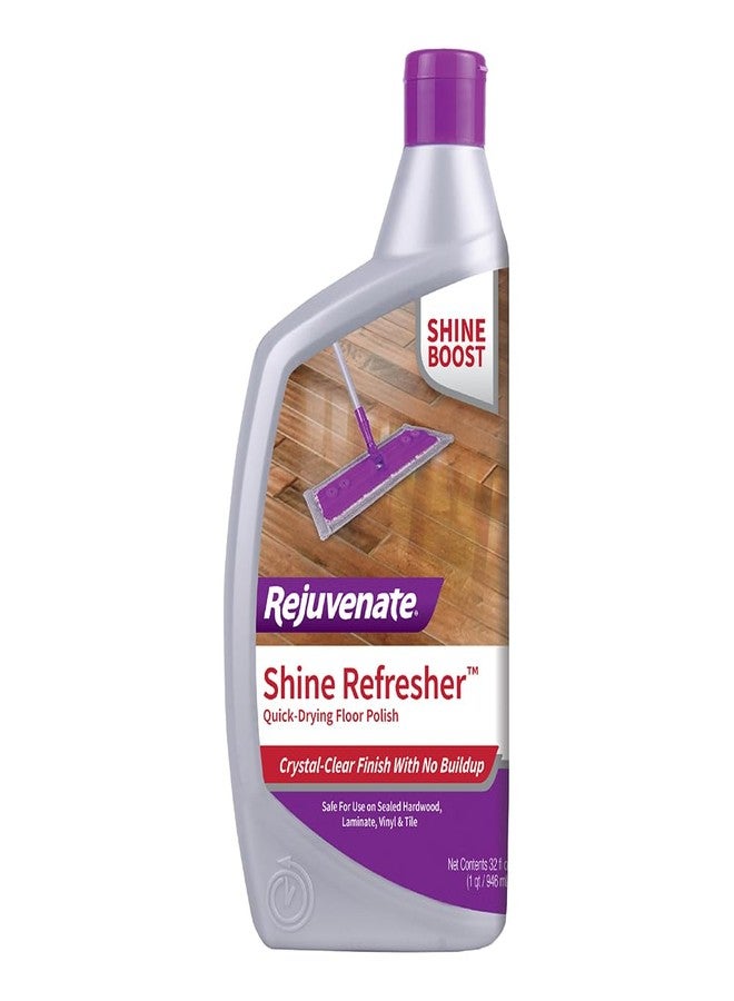 Rejuvenate Shine Refresher Floor Polish Renews Shine On Newer And Recently Restores Floors Including Sealed Hardwood, Laminate, Vinyl And Tile, 32 Ounces - Image 1
