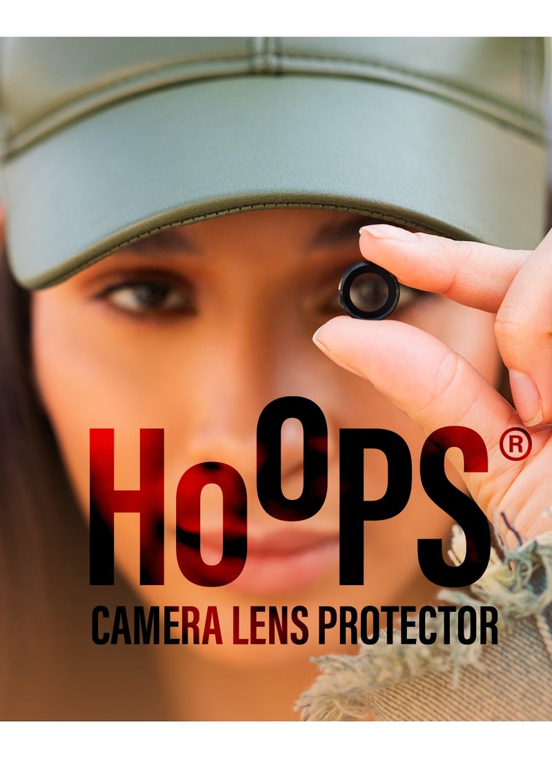 PanzerGlass PanzerGlass Hoops Samsung Galaxy S25 Camera Lens Protector, Scratch & Shock Resistant, Easy Installation, Ultra-Thin Tempered Glass, Galaxy S24/S25 Case Friendly, Black  - Image 2