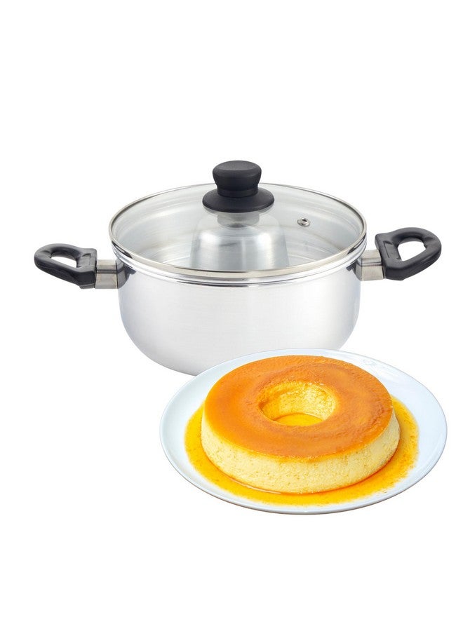 Imusa IMUSA 3Qt Double Boiler/Baño Maria w/8in Flan Inner Pan - 20cm - Image 1