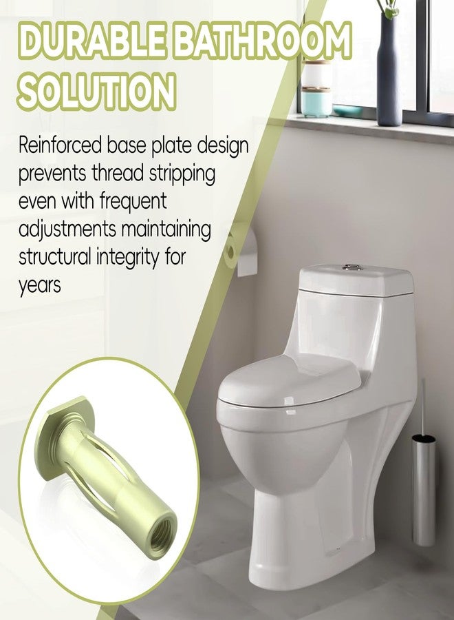 LEDBarz 85040 Anchor Nut Replacement for Kohler Toilet Seat Hinge Parts - 1/4-20 Thread Size Compatible with Kohler 85040 Toilet Mounting Hardware - Image 4