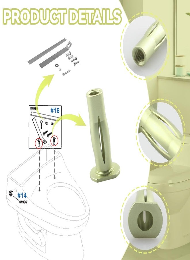 LEDBarz 85040 Anchor Nut Replacement for Kohler Toilet Seat Hinge Parts - 1/4-20 Thread Size Compatible with Kohler 85040 Toilet Mounting Hardware - Image 5
