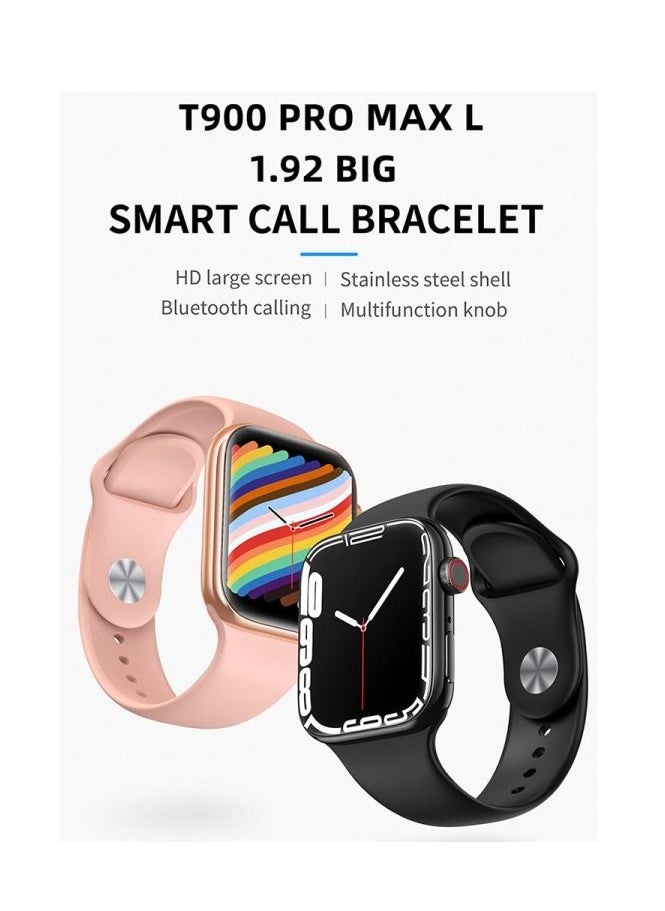 AROAQ - T900 Pro Max Series 7 IP68 Waterproof 280mAh 1.75Inch Touch Screen Heart Rate Smartwatch - Image 1