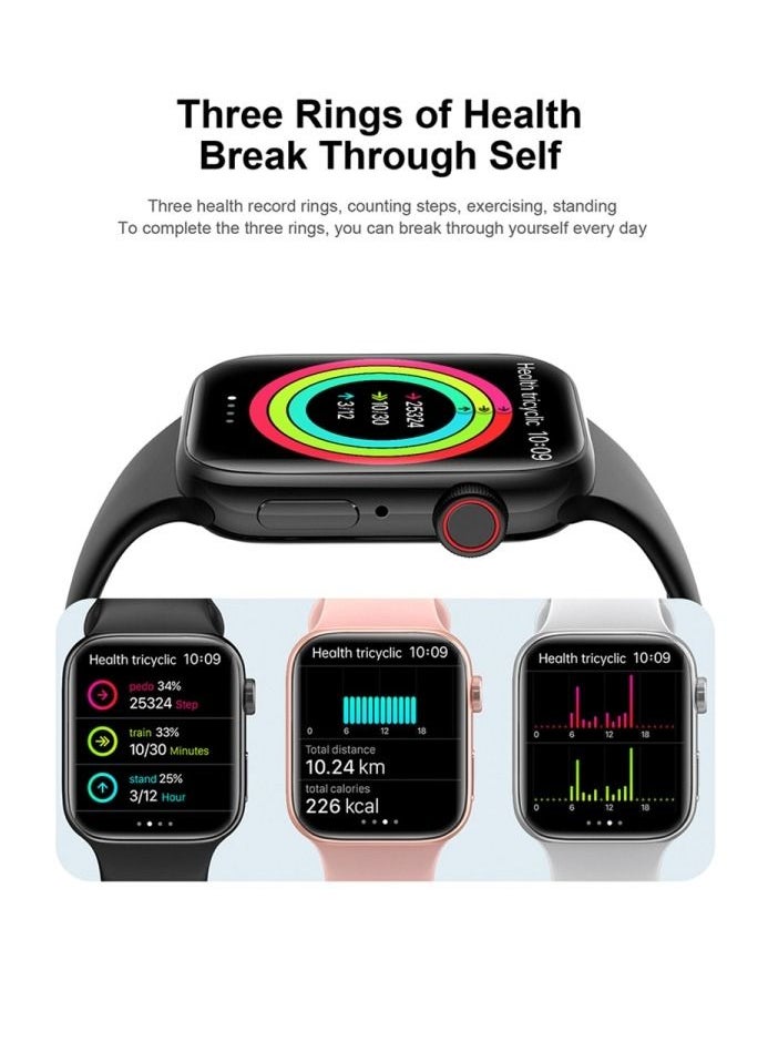 AROAQ - T900 Pro Max Series 7 IP68 Waterproof 280mAh 1.75Inch Touch Screen Heart Rate Smartwatch - Image 1