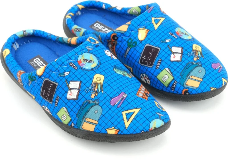 Gezer Boy Winter Comfortable Sole Home Garden Gondola Slippers