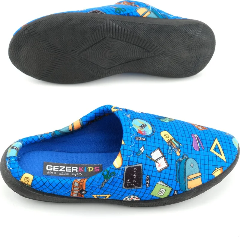 Gezer Boy Winter Comfortable Sole Home Garden Gondola Slippers