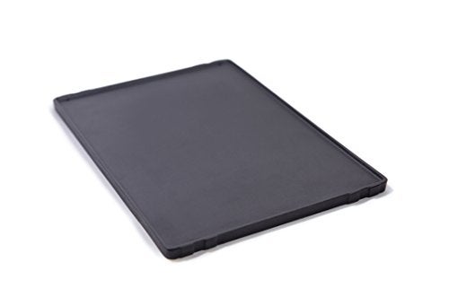 GrillPro 91212 Universal Porcelain Coated Cast Iron Griddle, Black - Image 1