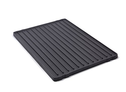 GrillPro 91212 Universal Porcelain Coated Cast Iron Griddle, Black - Image 2