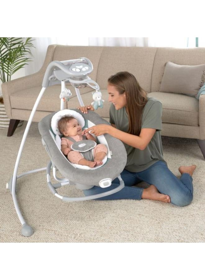 برايت ستارتس 2 في 1 طفل سوينغ والروك - Image 2